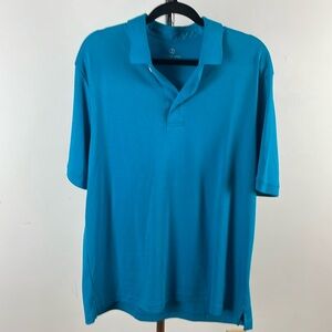 Lands End Turquoise/blue-green polo shirt
